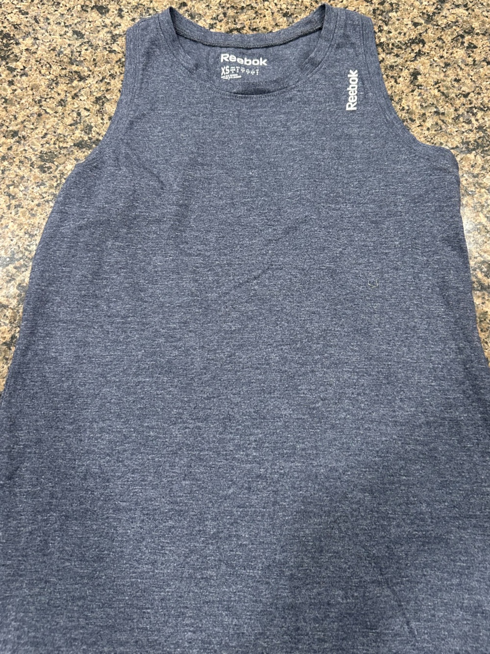 Reebok Men’s Navy Heather Crewneck Pullover